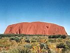 the big red monolith uluru