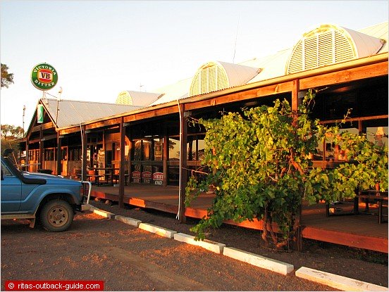 roadhouse in the outback