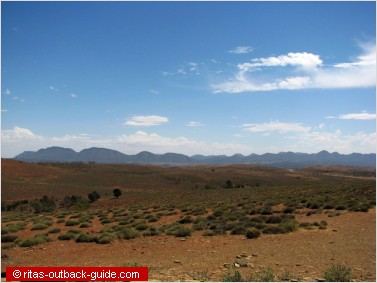 Scenery from Stokes lookout in the Flinders Ranges