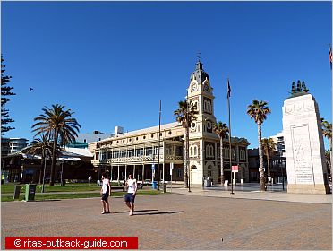 building with a tower
