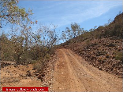 road climbing up a hill