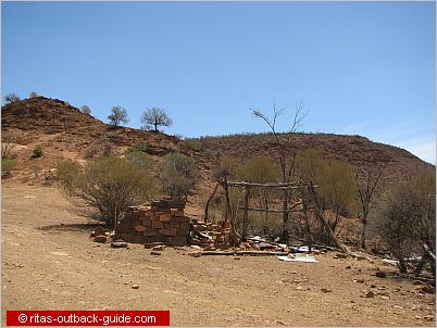 remains of a camp