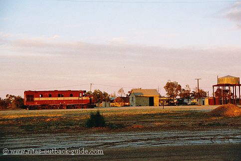 hotel and old truck