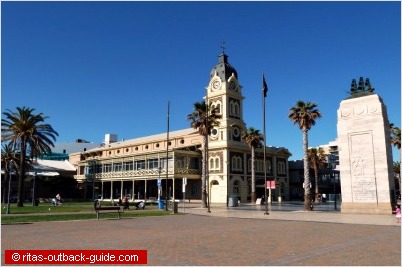town hall and memorial in glenelg