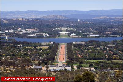 canberra from air