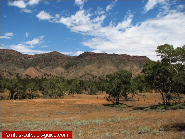 Lovely mountain scenery in the Aroona valley