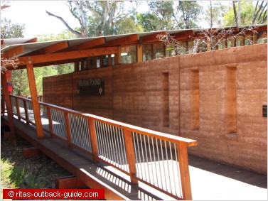 entrance at a resort