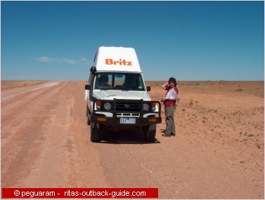 4WD and person with arm in a sling