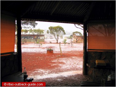 rain in the outback