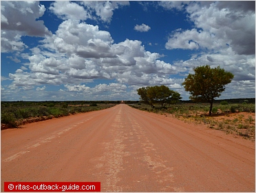wide outback road