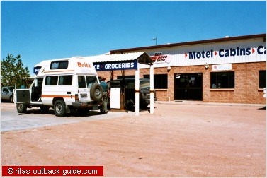 fuel station in the outback