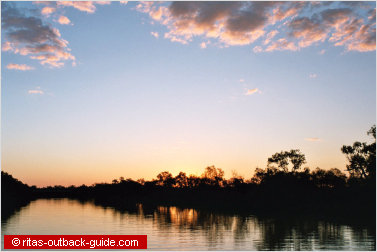 outback sunset