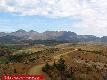 mountain valley in the flinders ranges