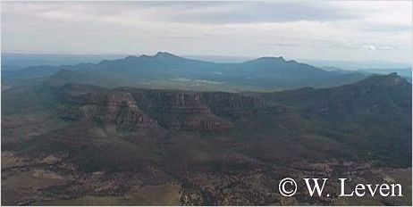 Wilpena pound from the air