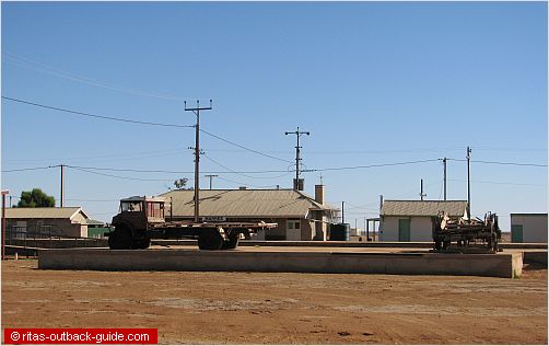 old railway station in the outback