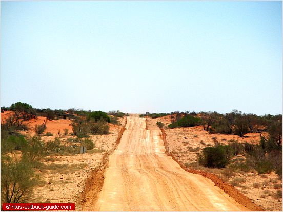 road crossing sand dunes