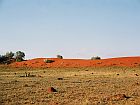 red sand dunes