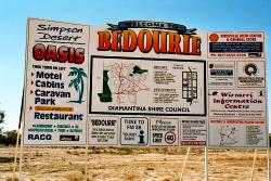 Go along the Eyre Developmental Road from Birdsville to Boulia