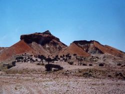 Discover the colourful hills known as Painted desert, or Arckaringa Hills