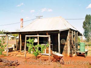 An old hut from the museum in Windorah An old hut from the museum in Windorah