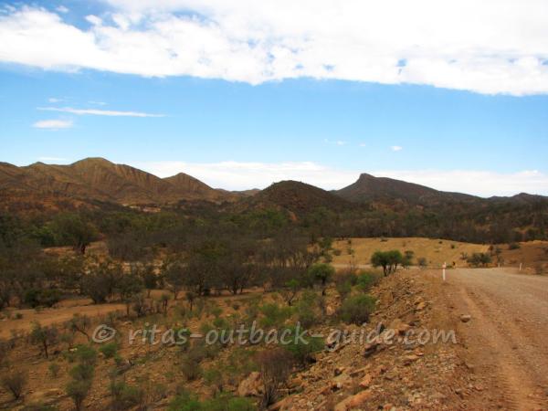 The rough and beautiful landscapes of the Flinders Ranges.