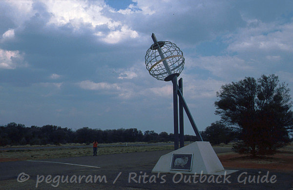The marker at the tropic of Capricorn The marker at the tropic of Capricorn