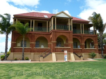 An old heritage brick building in Cobar