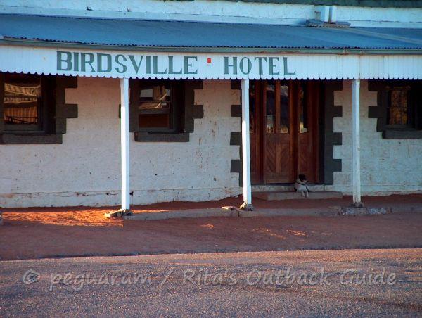 The iconic hotel in Birdsville