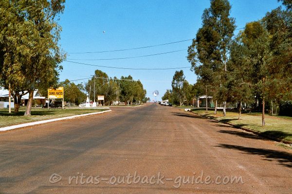 Boulia's wide main street