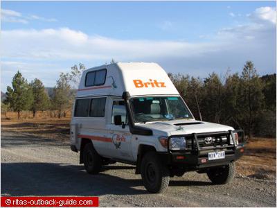 Bushcamper in the Outback