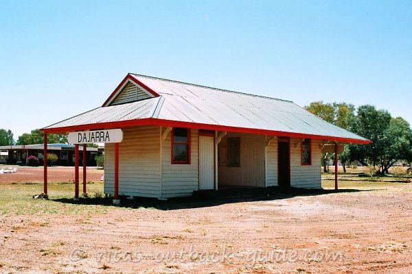 Former railway stop in Dajarra