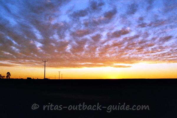 Beautiful Outback sunset Beautiful Outback sunset
