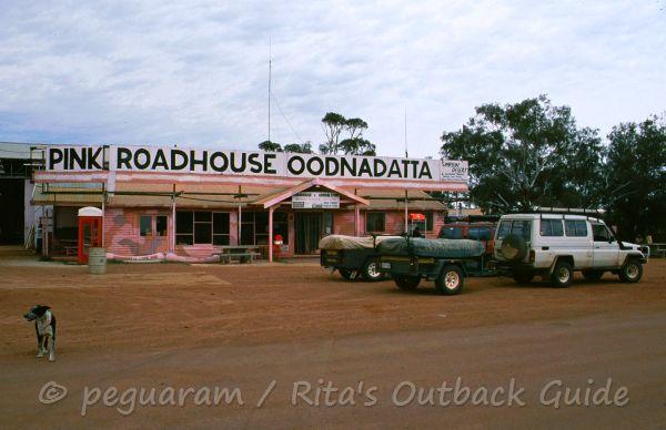 The famous pink roadhouse The famous pink roadhouse