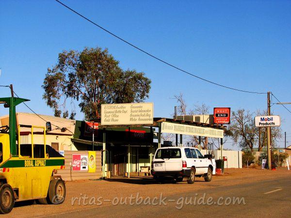 Outback roadhouse with the typical services