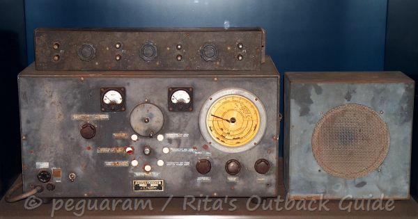 Historic radio at the museum Historic radio at the museum