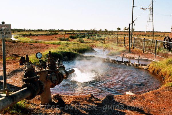 An Artesian bore is the water supply of Thargomindah
