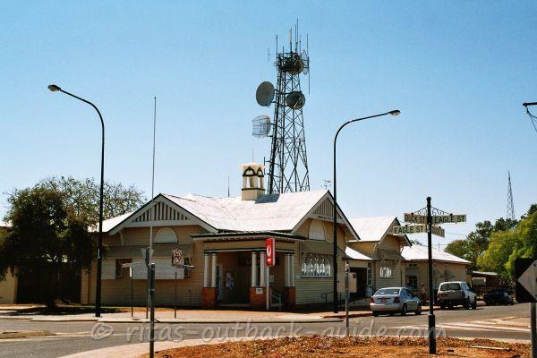 Post office and the tower that connects the Outback with the world