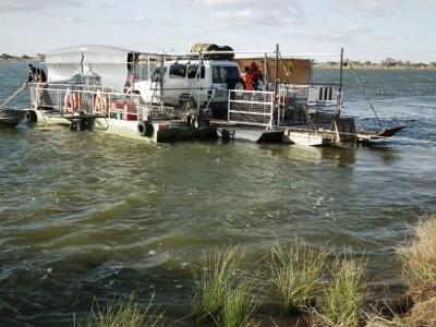 Car Ferry on Cooper Ck