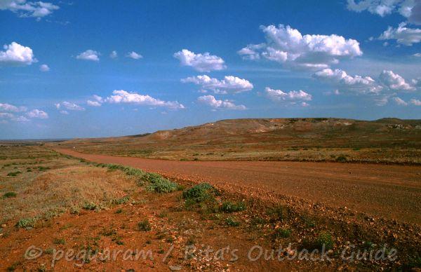 Stuart range in South Australia